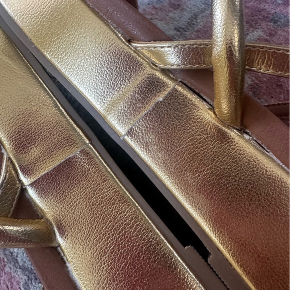 Chinese Laundry Skippy Platform Slingback Sandal gold size 9 - Picture 8 of 8